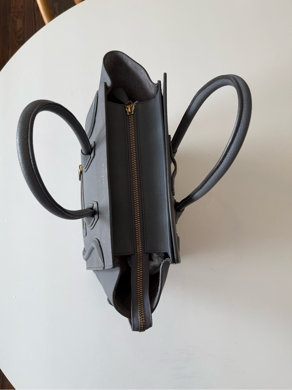 CELINE
Baby Drummed Calfskin Micro Luggage Tote - Picture 7 of 13